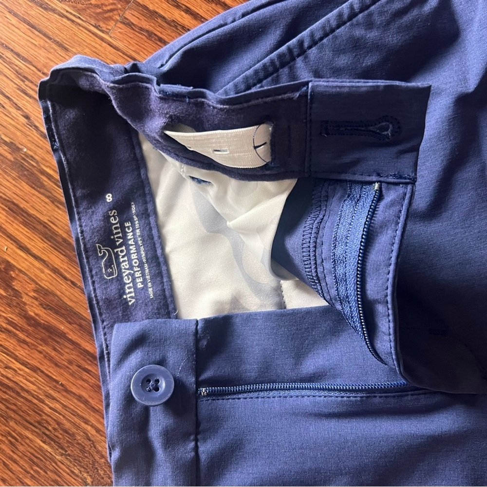 Vineyard Vines Boy's Performance Breaker Shorts, size 8 Deep Cobalt blue - Picture 3 of 10